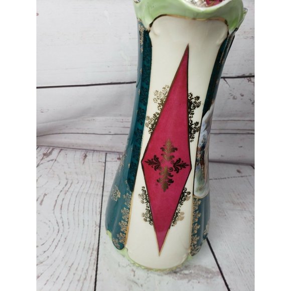 Vintage Royal Bavarian Teapot With Angel Print Gold Design Made In Germany - Picture 6 of 12